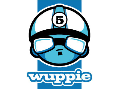 Wuppie Lx illustration sticker vector vespa