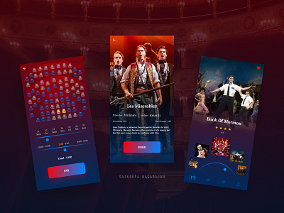 Theatre Booking App UI