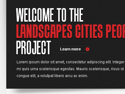 Landscapes Cities Peo