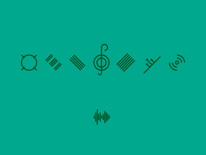 Music icons icon instrument minimal music vector wayfinding