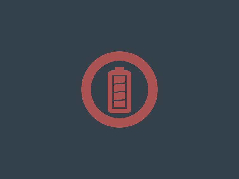 Battery drain by Danny Lelieveld on Dribbble