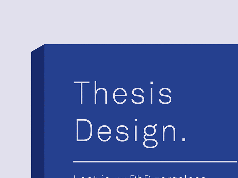 Thesis Design color flyer thesis design typography