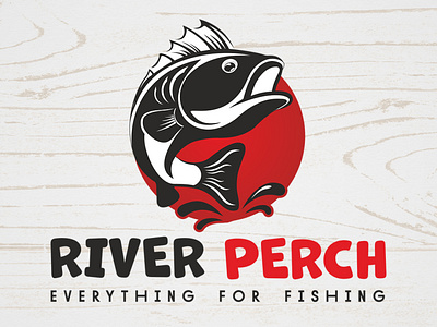 Logo "RIVER PERCH" branding design graphic design logo typography vector