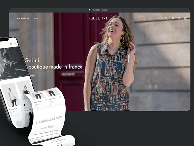 E-commerce website online shop clothing