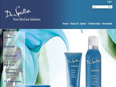 Dr Spiller - Beauty Care Products Store develop by yCakeApps cakephp cakephp application development cakephp cms development cakephp customization cakephp integration cakephp shopping cart cakephp solution cakephp store cakephp web development