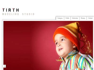 Tirth Studio - Modelling Studio Website