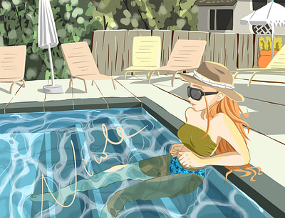 summer painting drawings illustration painting