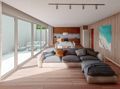 Interior design of a living room 3d design graphic design inter