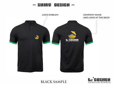 Shirt Design(Option 1) for Le'Goshen Restaurant branding design graphic design