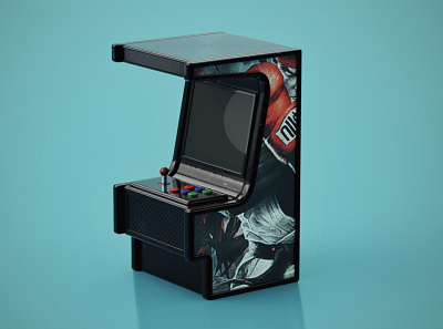 Arcade 3d 3dmodel blender design