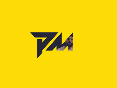 Dj PM Logo Design branding logo typography