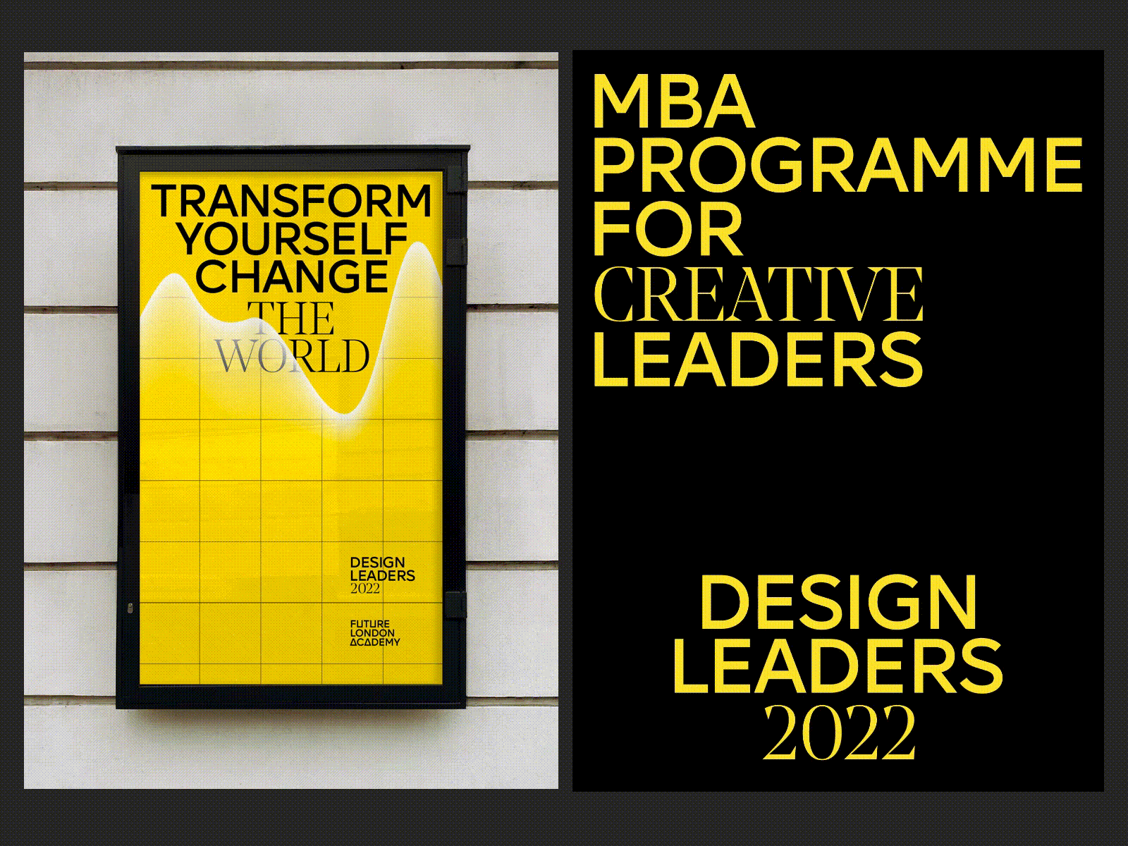 Visual Identity for Executive Programme for Design Leaders 3d brand system branding design font graphic design identity motion graphics poster poster design typography visual identity