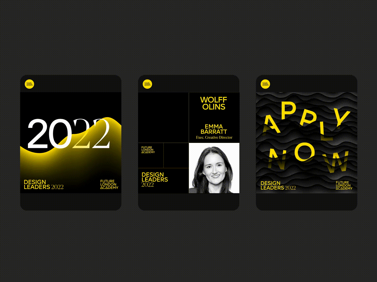 Visual Identity for Executive Programme for Design Leaders 3d brand system branding design digital branding graphic design identity motion graphics poster typography visual identity
