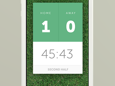 Live Score App by Atakan Seckin on Dribbble