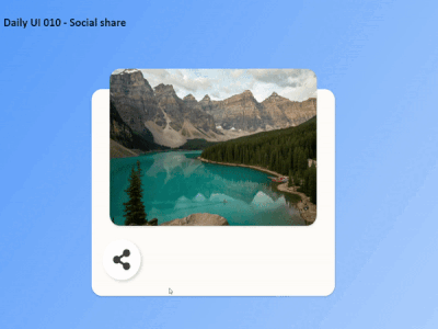 Daily UI #010 - Social Share