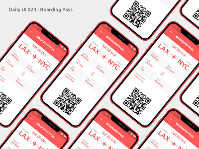 Daily UI #024 - Boarding Pass