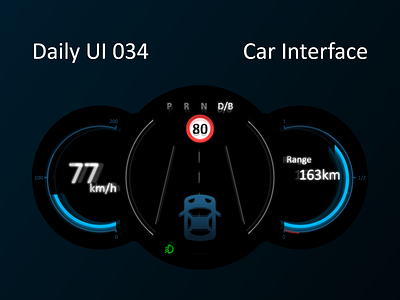 Daily UI #034 - Car Interface