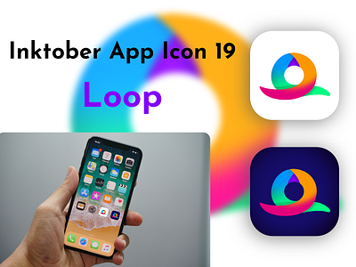 Inktober App Icon 19 - Loop