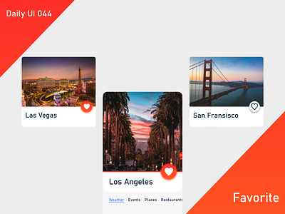 Daily UI #044 - Favorites