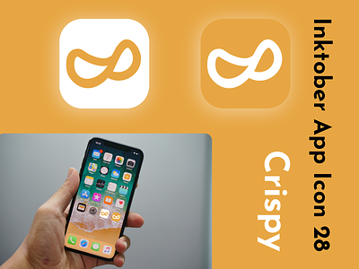 Inktober App Icon 28 - Crispy