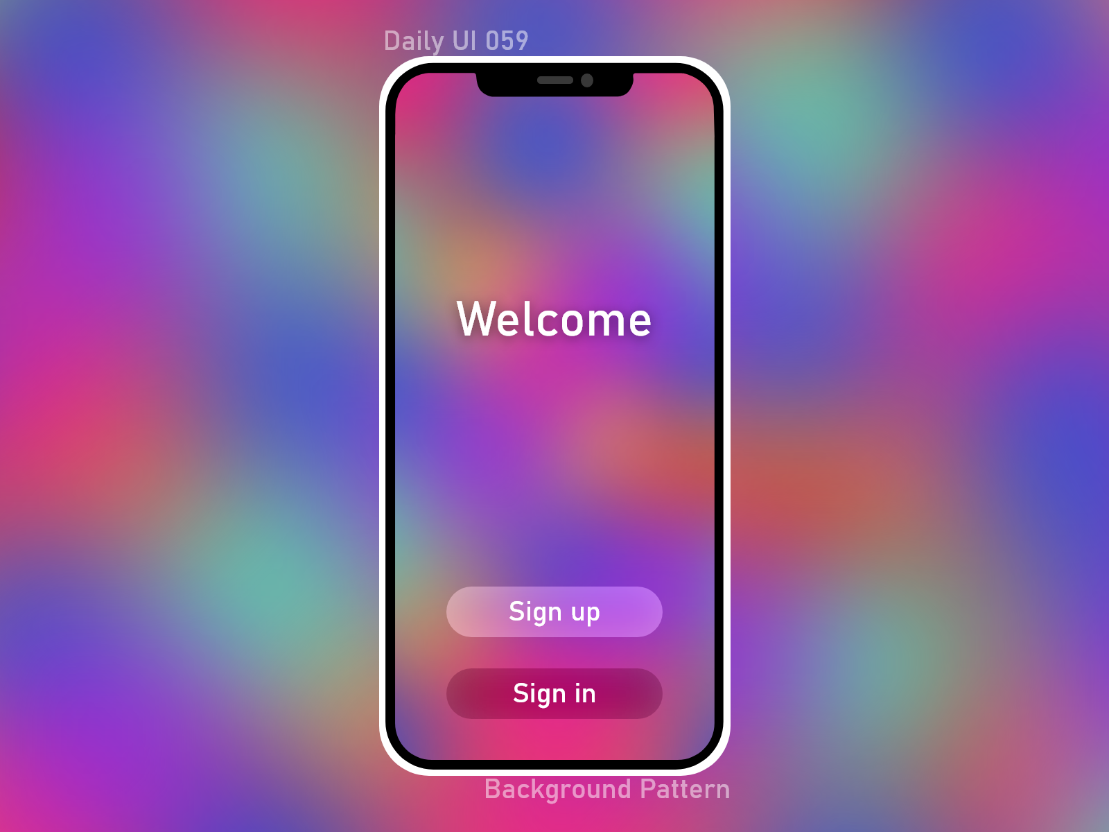 Daily UI 059 - Background Pattern by Dana on Dribbble