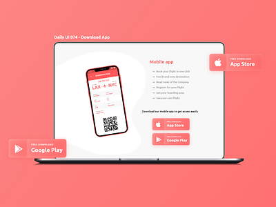 Daily UI 074 - Download App