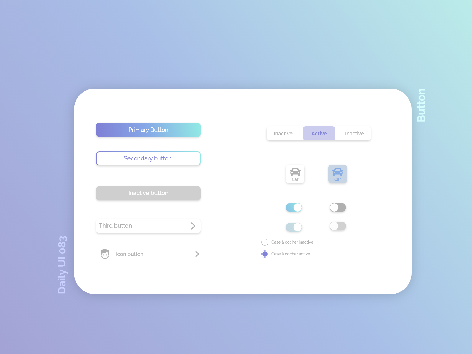 Daily UI 083 - Button by Dana on Dribbble