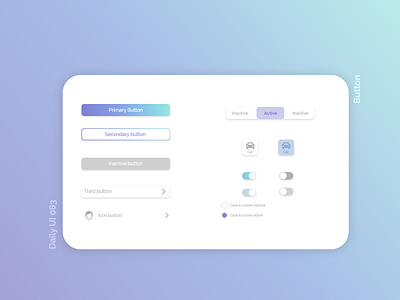 Daily UI 083 - Button 083 adobe xd button buttons challenge click daily ui dailyui design design system primary secondary ui ui design ui designer ux ux design ux designer