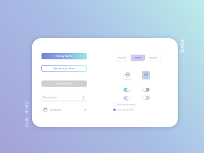 Daily UI 083 - Button 083 adobe xd button buttons challenge click daily ui dailyui design design system primary secondary ui ui design ui designer ux ux design ux designer