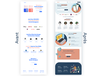 Daily UI 100 - Redesign Daily UI Landing Page