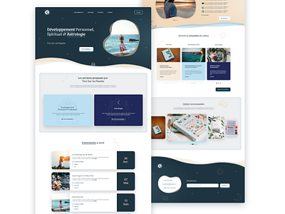 Être sur sa planète - web interface adobe xd animation branding design illustration logo ui ux youtube