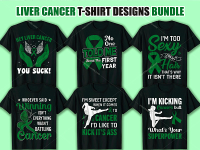 Liver Cancer T Shirt Design Bundle