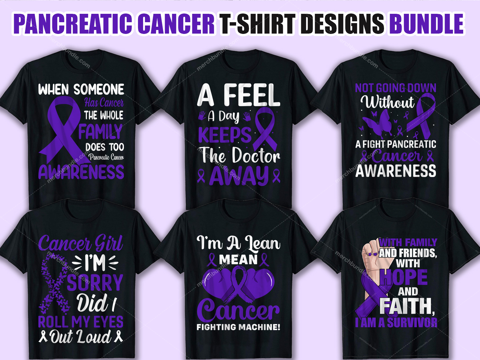 Pancreatic Cancer T Shirt Design Bundle by Kabita Akter on Dribbble