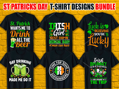 ST PATRICKS DAY T-Shirt Design Bundle bulk t shirt design clothing custom t shirt design design etsy t shirt design fashion graphic t shirt design march by amazong t shirt design pod t shirt design shirt design st patricks day t shirt st patricks day vector st patricks day shirt st patricks day shirt design t shirt design typography t shirt design vintage t shirt design