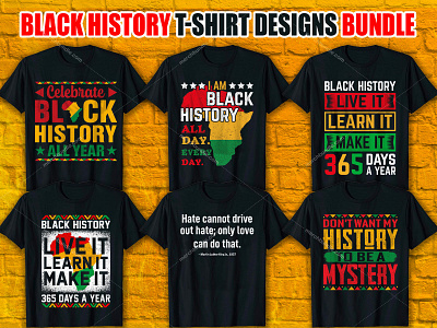 BLACK HISTORY T-Shirt Design. canva t shirt design clothing clothingbrand