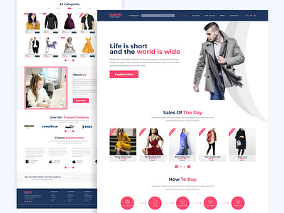 Fashion E-commerce Website Landing Page