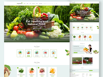 Fresh Food Landing Page