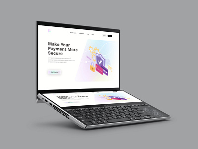 Online Banking Website Landing Page Design