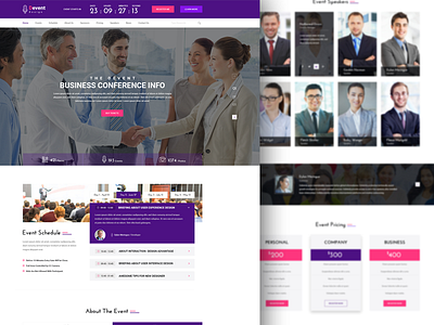 Devent - Event and Conference HTML Template