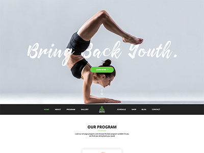 DEHO - Yoga, Gym & Health PSD Template