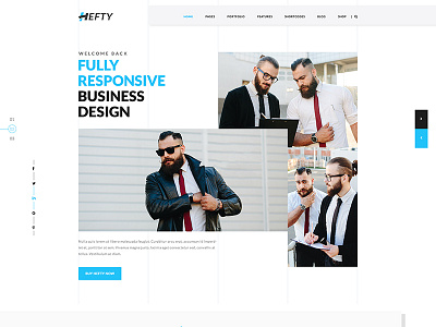 Creative Banner Concept For Hefty Multipurpose WordPress Themes