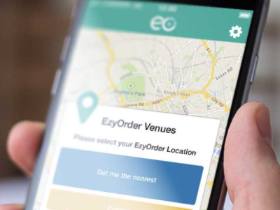 EzyOrder website design app businesses consumers landing page website