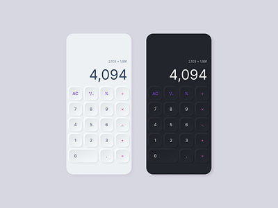 Daily UI 004 - Calculator calculator dailyui design mobile ui user interface