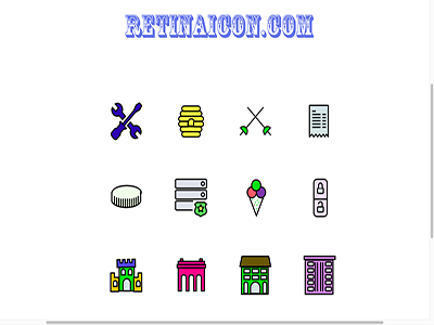 Dribble 60px beehive icon building icons colored vector icons retinaicon retinaicon.com