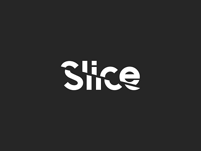 Slice design black black and white brand branding concept creative creative logo cut design dribbble graphic design icon illustration logo logos slice slice logo sliced vector white