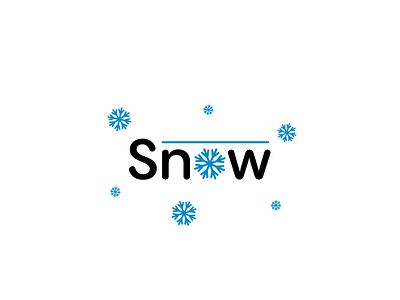 Snow design brand branding concept design graphic design icon illustration logo logo concept logos show concept simple snow snow logo snowing winter winter logo winter snow