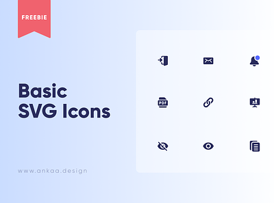 SVG Icons Freebie component design freebie icon minimal