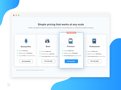 New Pricing Screen For Tookan pricing pricing page pricing plan ui uidesign uiux