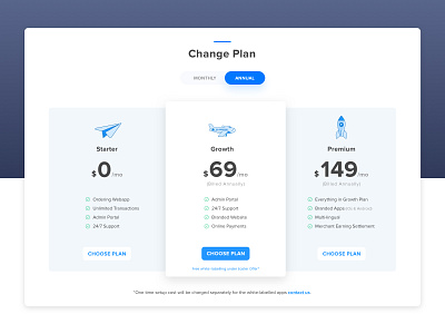 Pricing Page For Product design designer dribble minimal pricing product saas shot technology ui wesbite