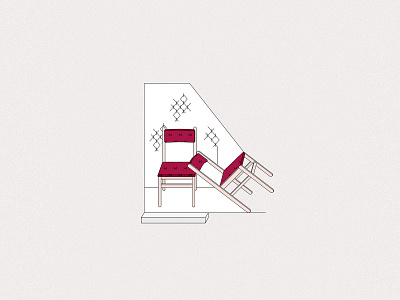 Accidental Art abstract accidental art chair design furniture furniture design illustration outline
